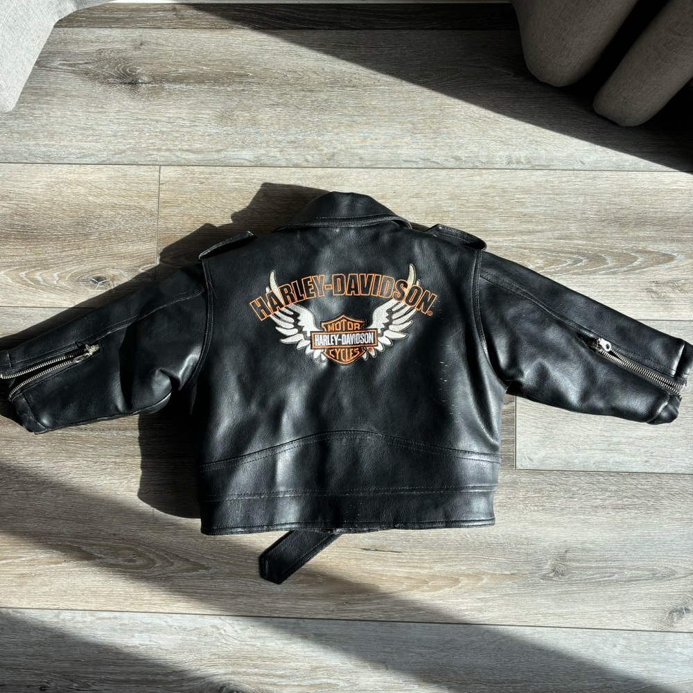 Harley Davidson toddler biker jacket
